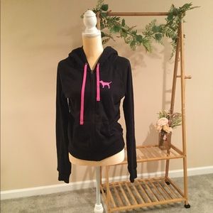 VS PINK BLACK HOODIE
